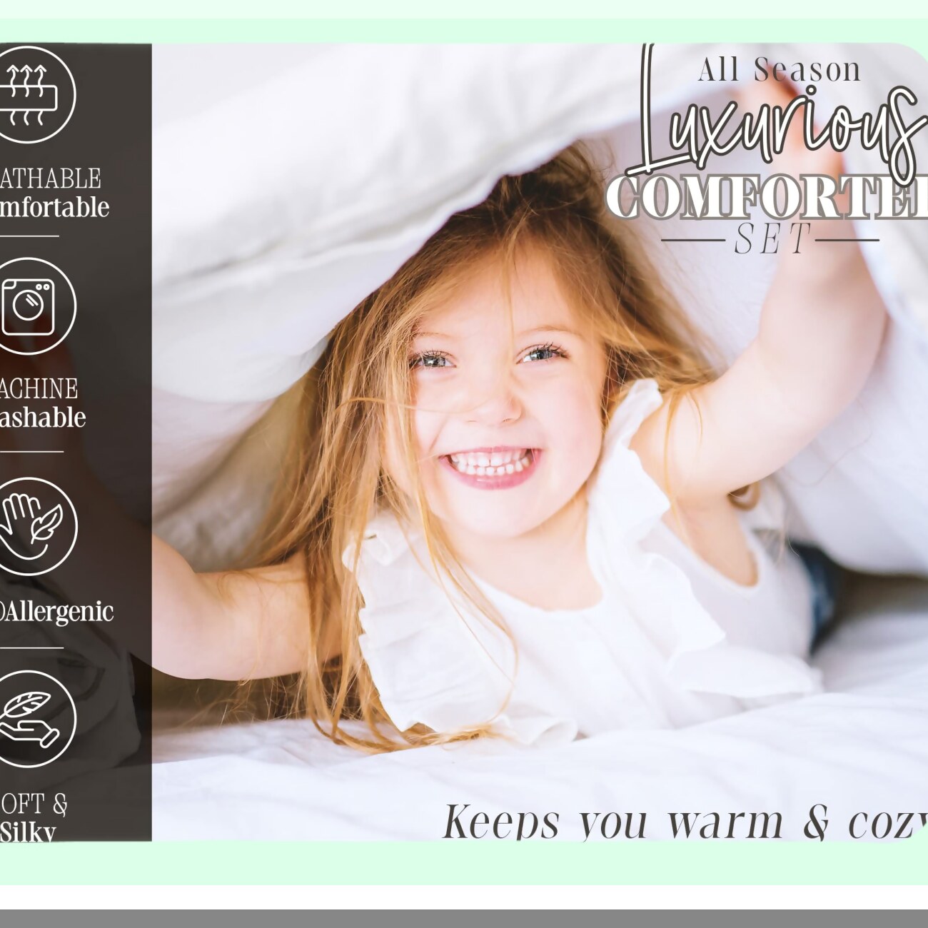 Luxury Plush Reversible Down Comforter - Queen Size - Red/Gray - Hypoallergenic Goose Down Alternative - Ultra Soft Bedding Set - 3 Piece