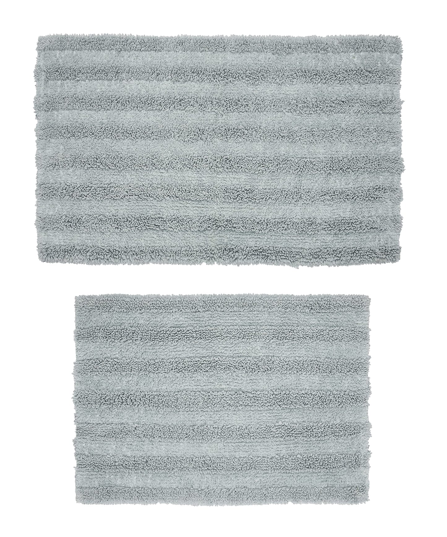 Cannon 2Pc Spa Blue Bath Rug Set 17"x24" & 21"x34"