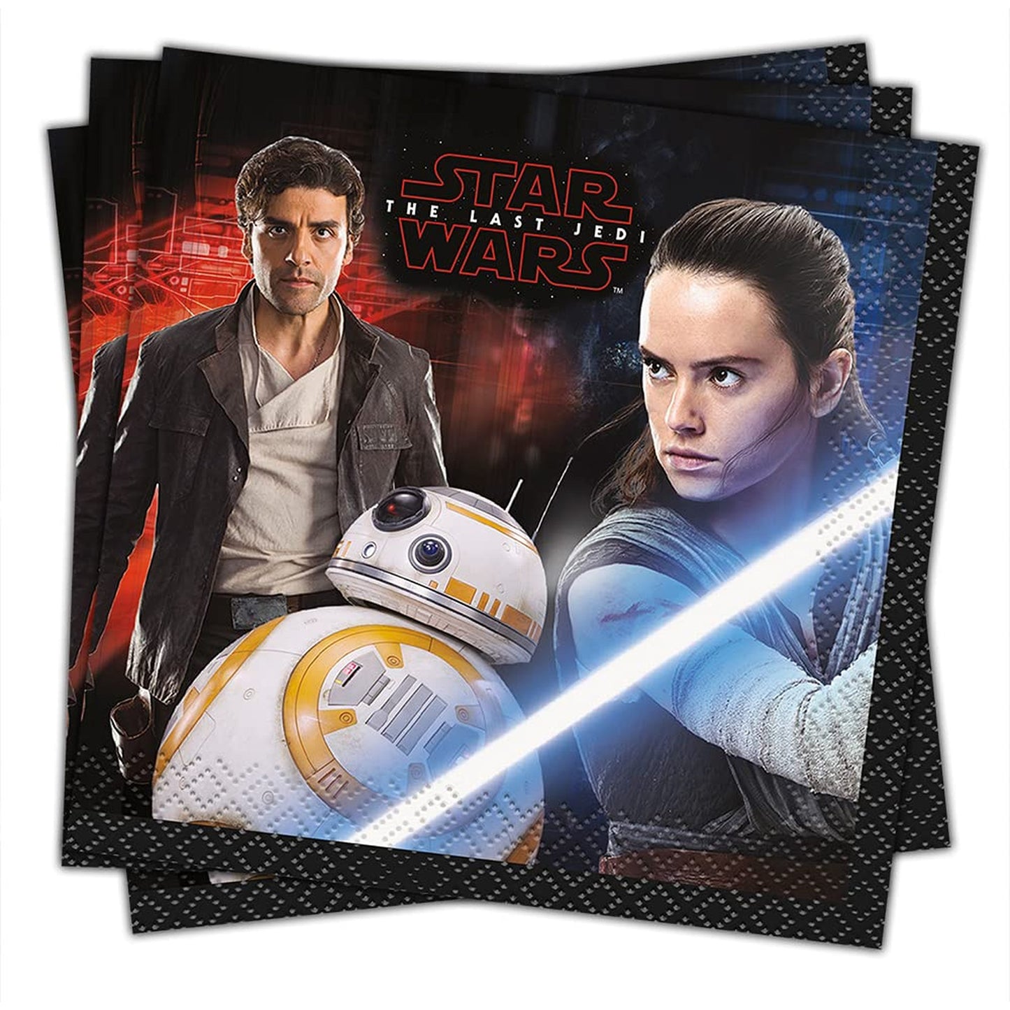 Star Wars Episode VIII Beverage Napkins 5" x 5" Multicolor