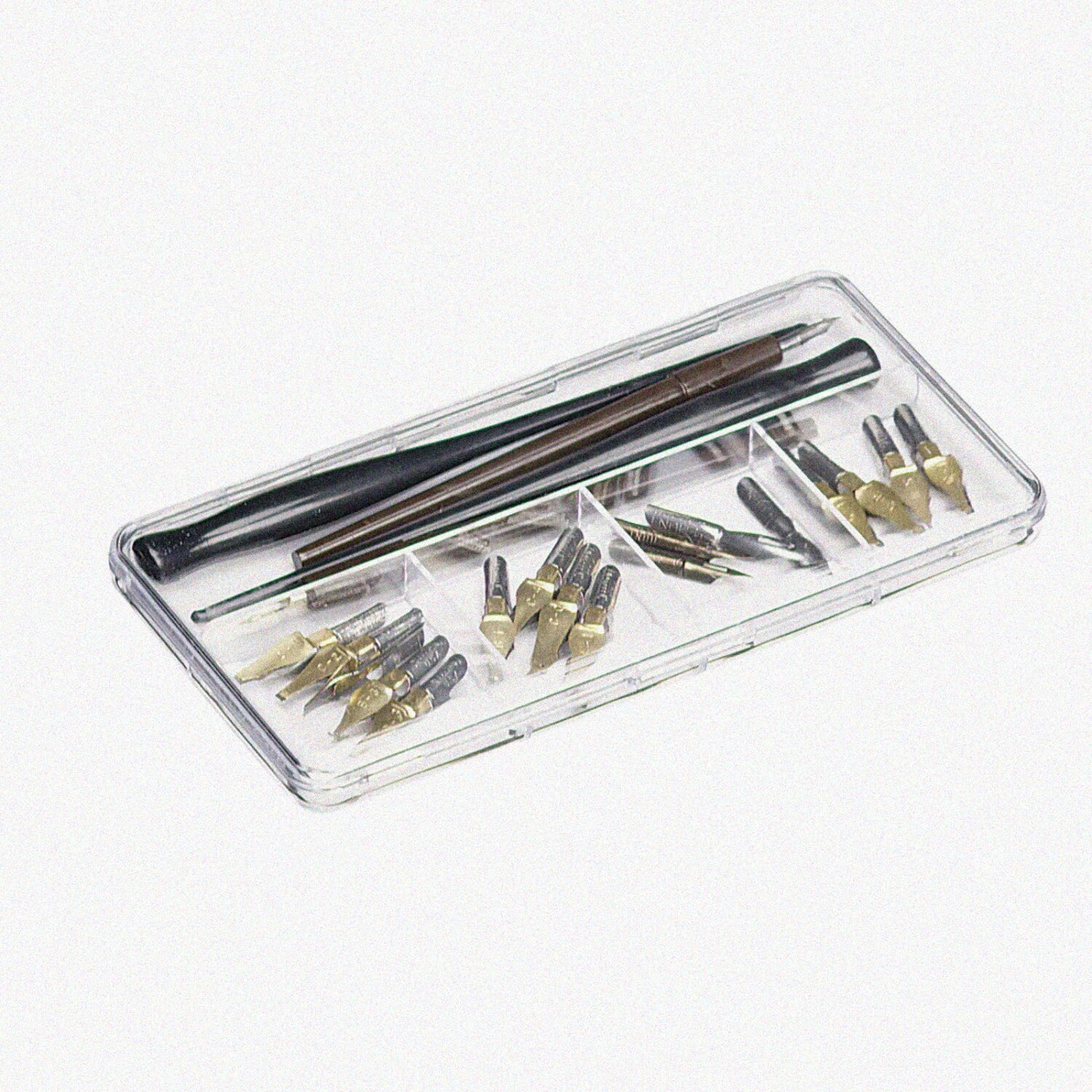 Pen and Nib Storage Box, Clear, 1