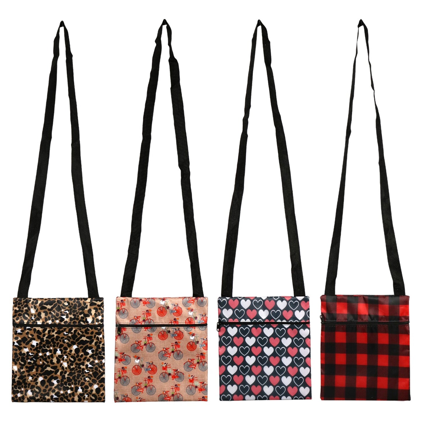 Polyester Crossbody Bags, 9.25x8 in. (Pack of 36)