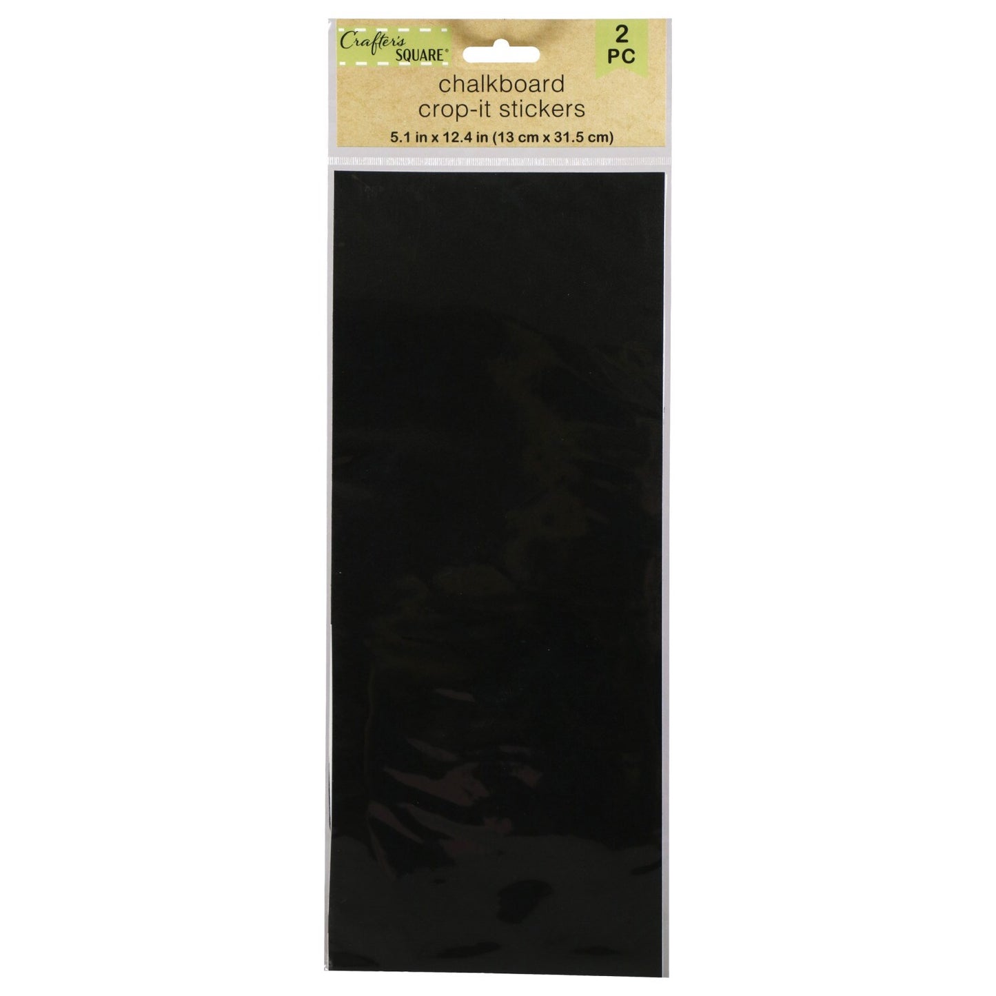 Crafter's Square Chalkboard Crop-It Stickers, 2 pc. (Pack of 3)