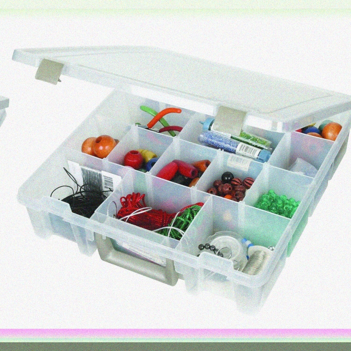9007AB Plastic Storage Case with Removable Dividers