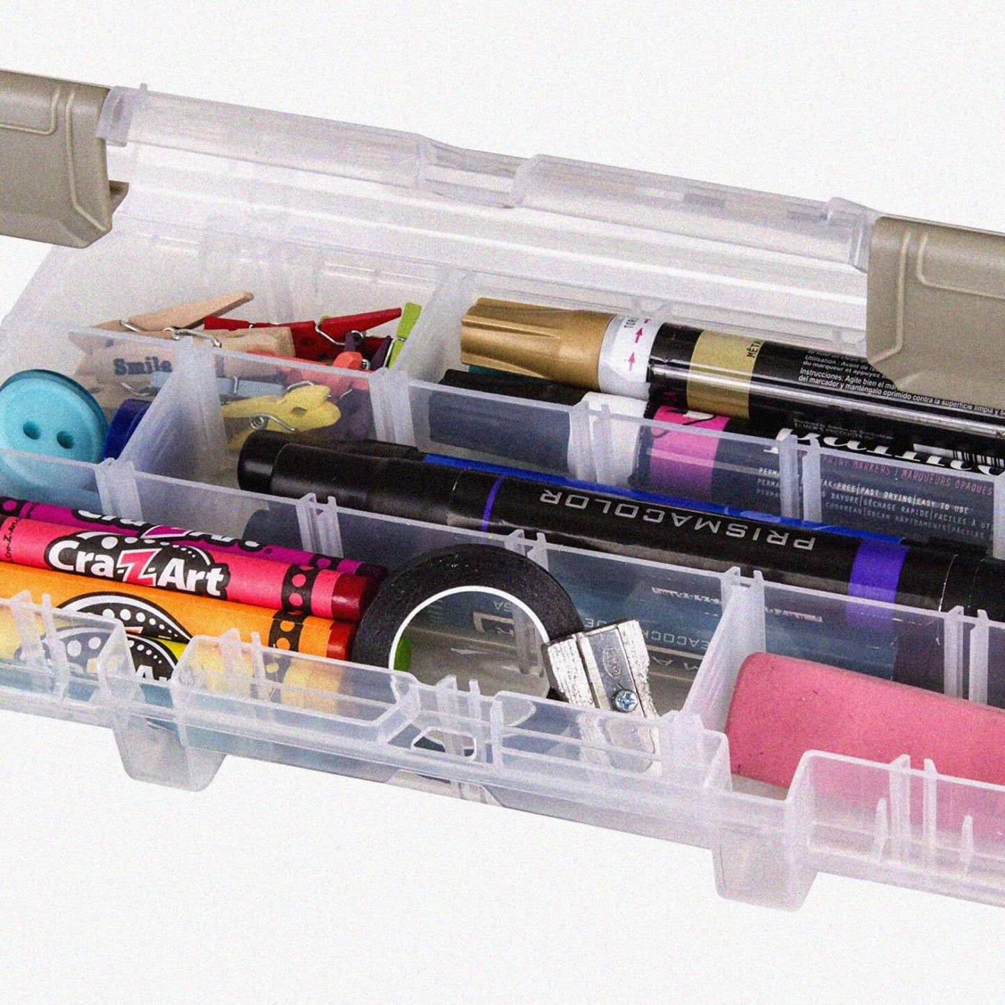 Small Art Supply Organizer with Removable Dividers