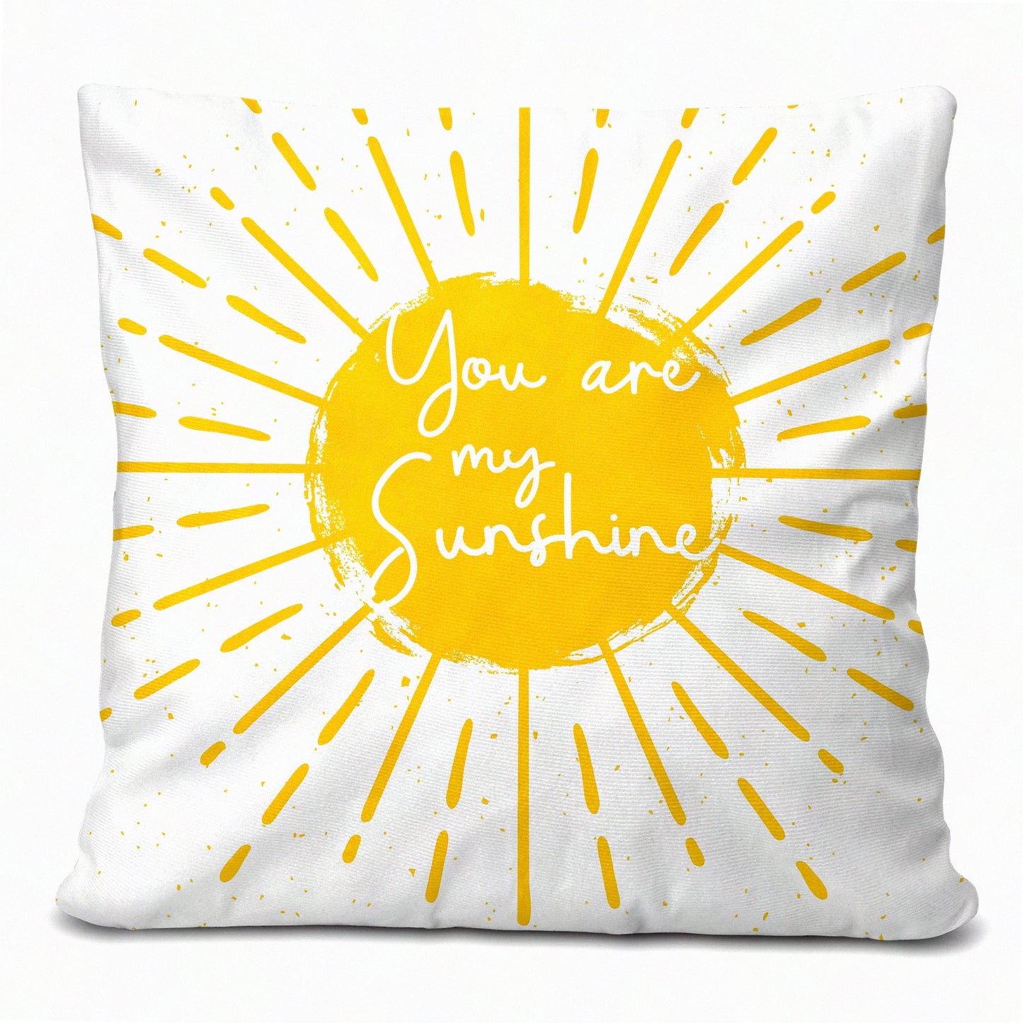 Sunshine Boho Kids Playroom Pillow Cover - Clroom Reading Corner Nursery Decorative Throw Pillow, 18x18 Inch - B08