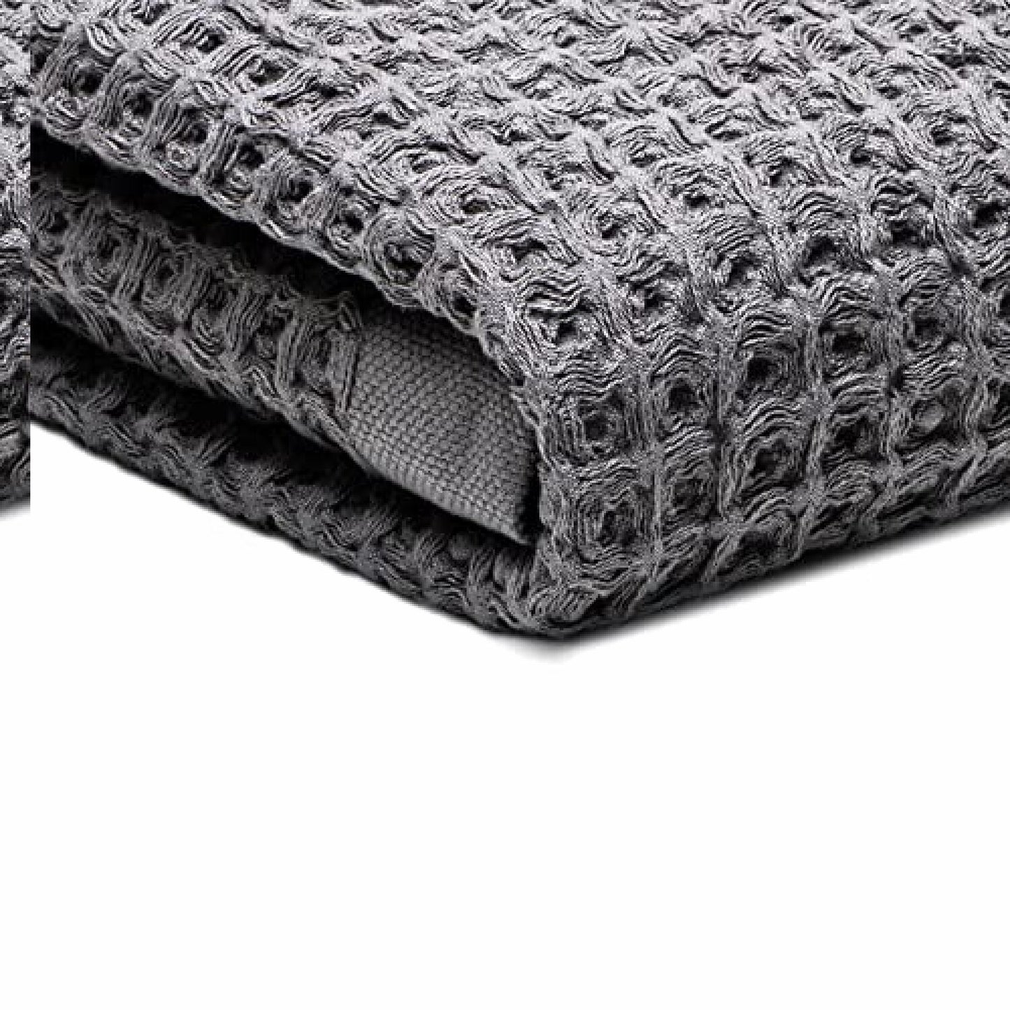 Silverthread Waffle Towel Grey 31"x57"
