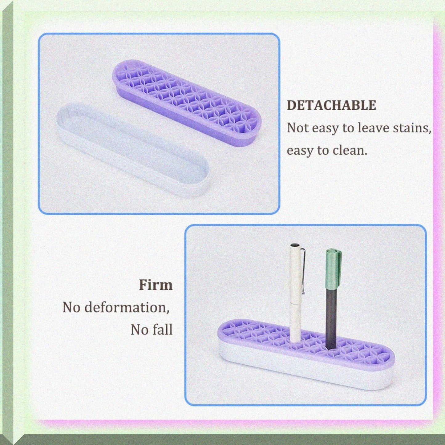 Silicone Desktop Organizer for Makeup Brushes and Tools
