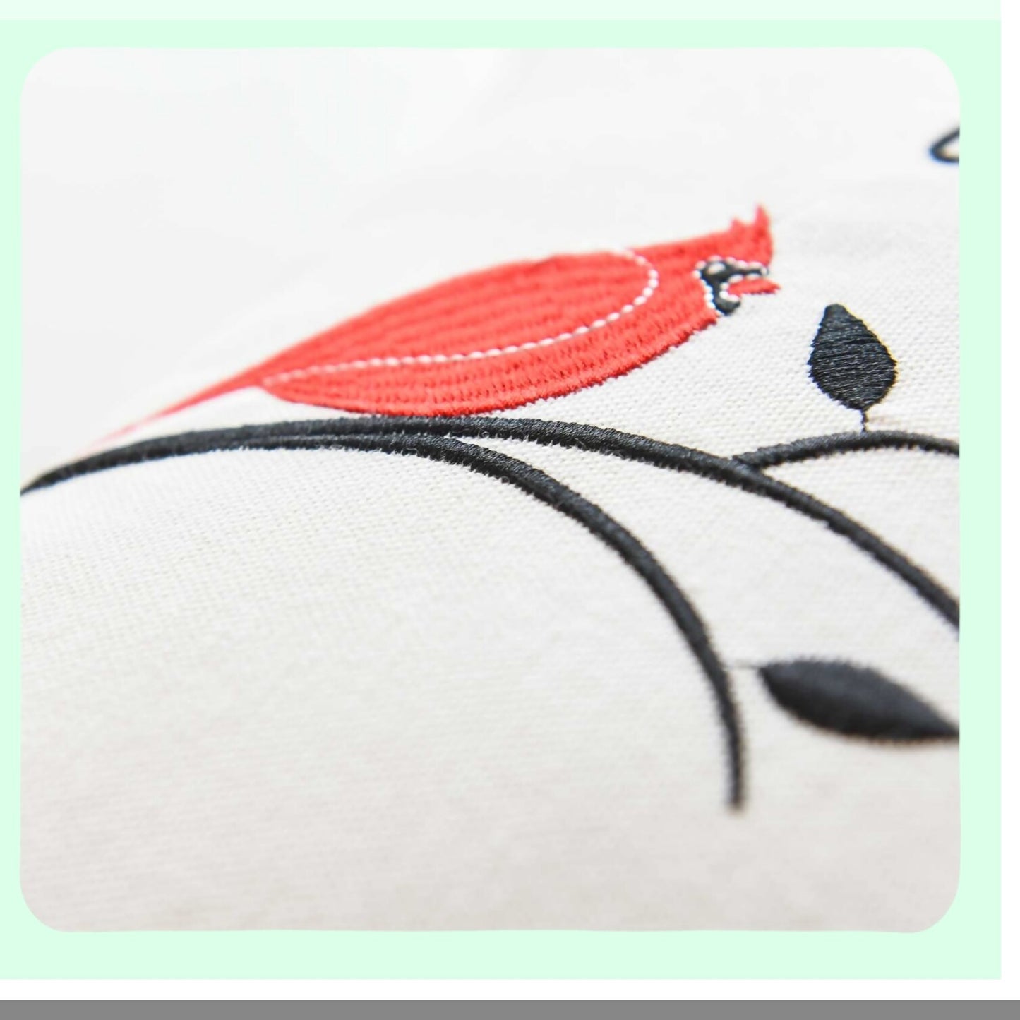 Cardinal Comfort Memorial Pillow Cover - Sympathy Gift for Loss of Loved One - Condolence Gift - Red Cardinal Throw Pillow Cover 18 x 18 Inches