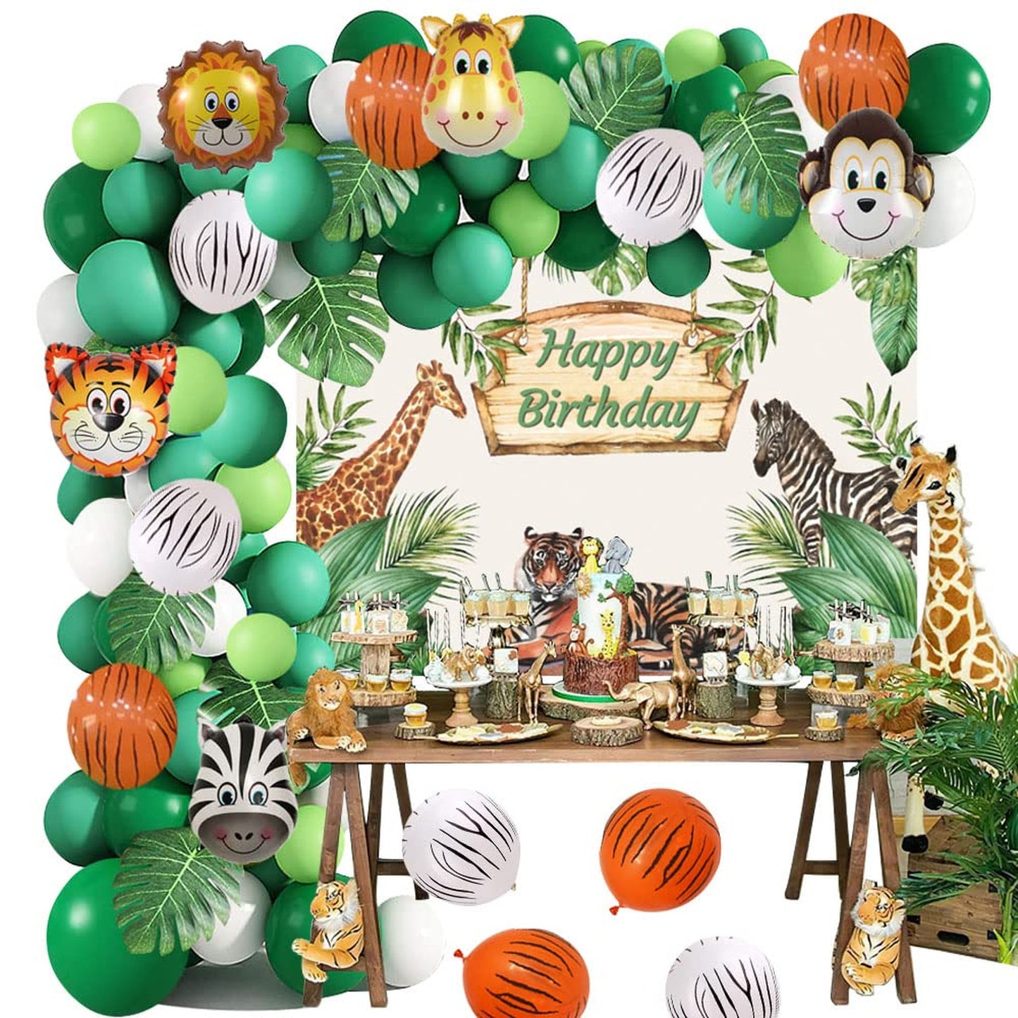 Jungle Safari Birthday Decorations for Boys