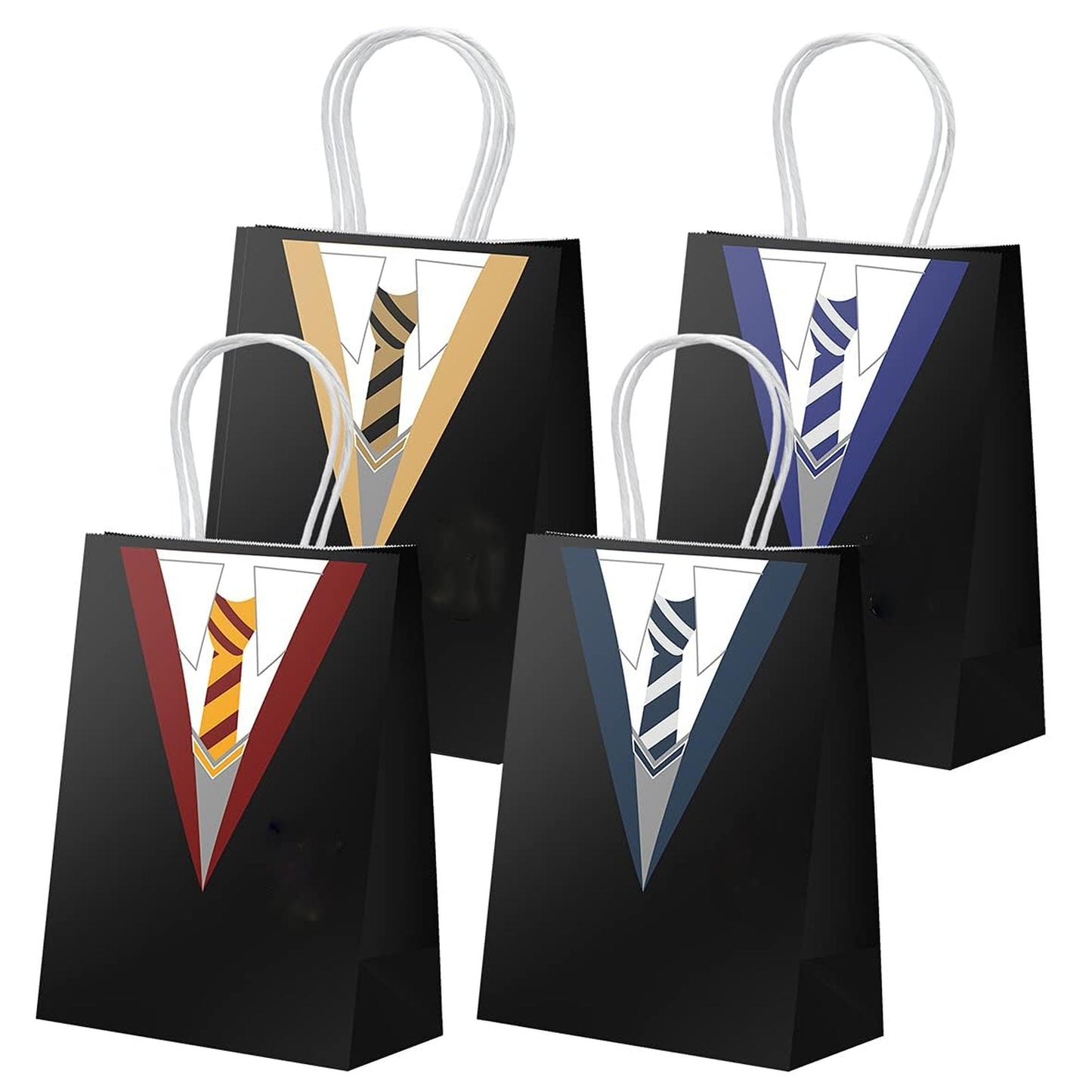 16 Pack Wizard School Party Favor Gift Bags for Kids