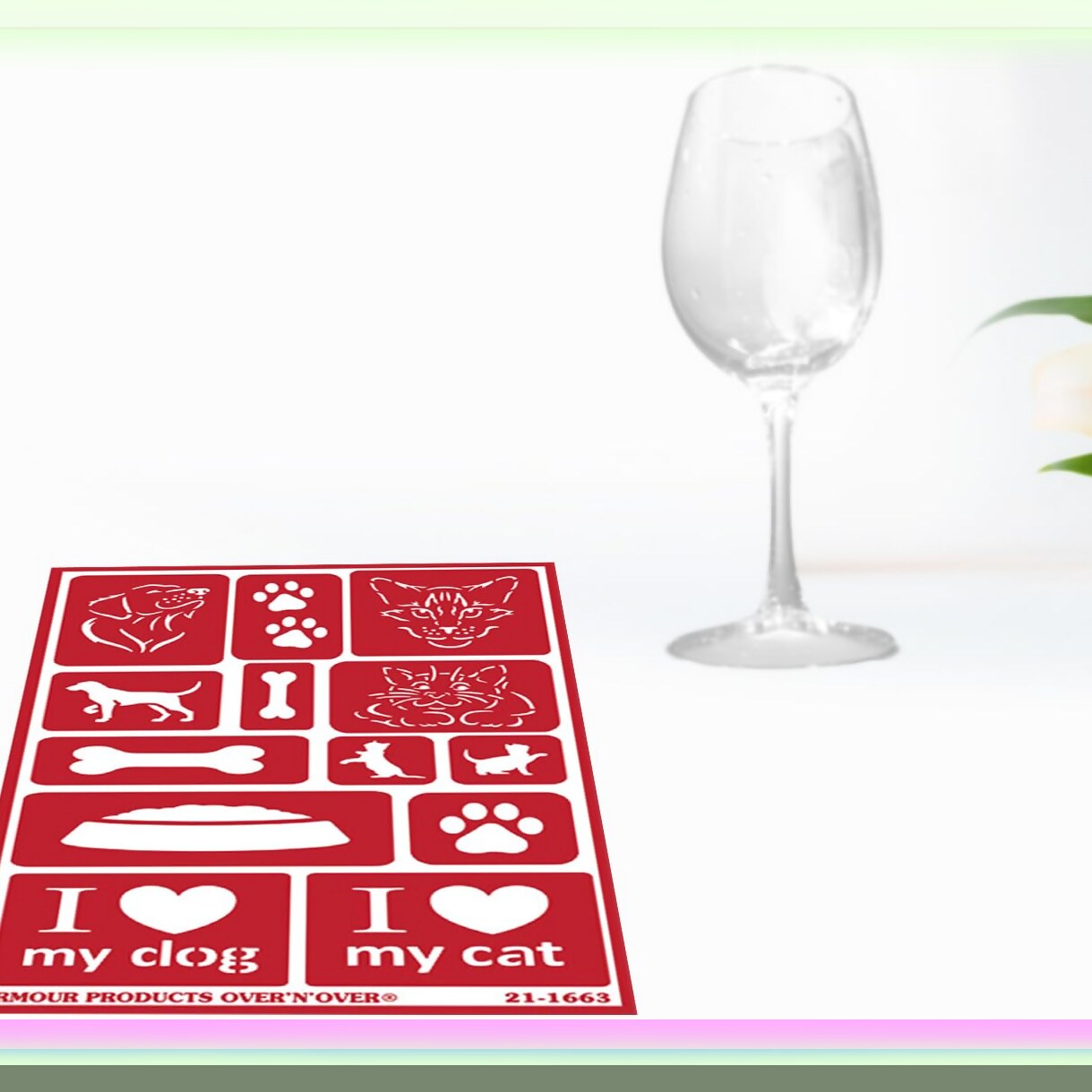 Reusable Kitty & Puppy Etching Template Set