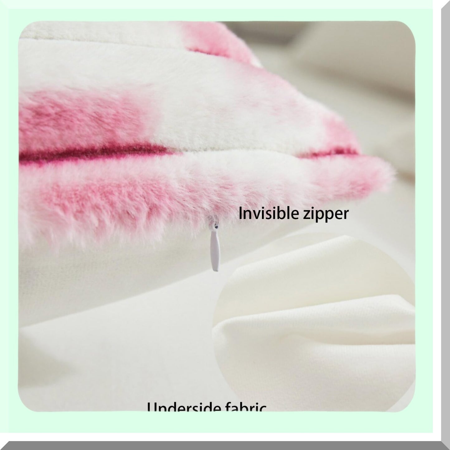 Luxury Tie-Dyed Striped Velvet Pillow Covers - Set of 2, Modern Cozy Cushion Cases for Bed Sofa, Home Decor, 18x18 Inch Brown Square Throw Pillow Cover