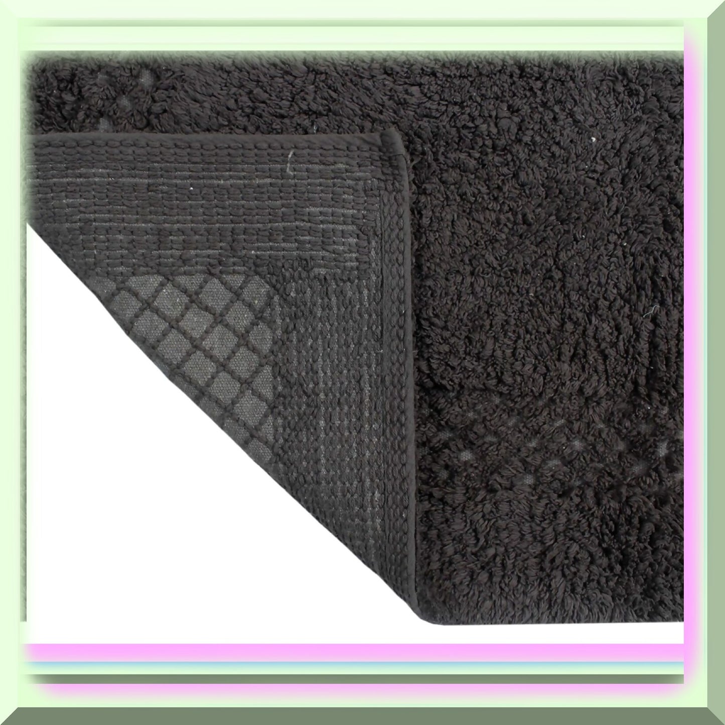 Cly Cotton Bathmat Set 17x24 Gray