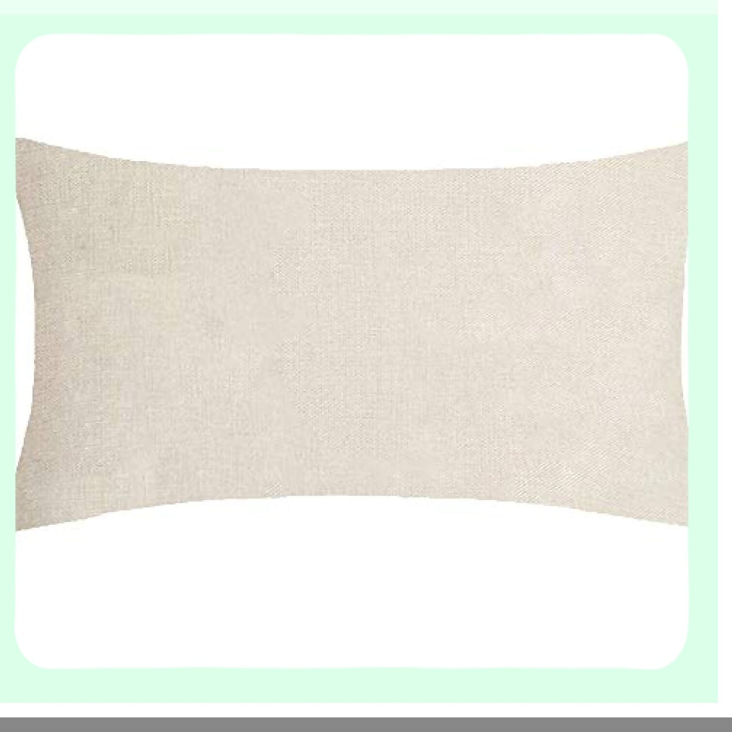 Pine Tree Holiday Decor Pillow Cover - Cotton Linen Cushion Case for Home Office - Rectangle 12 X 20 Inch Throw Pillow Cover