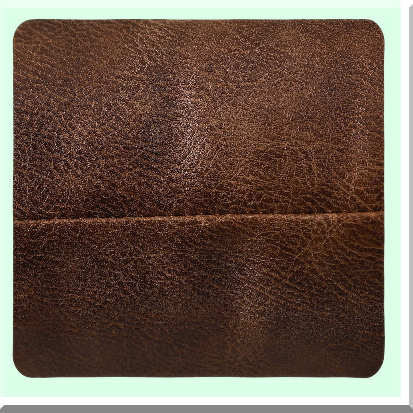 Luxury Leather Lumbar Pillow Covers - Set of 2 Dark Brown Boho Decorative Cushion Cases for Farmhouse Sofa Couch Bed - Modern Livingroom Decor