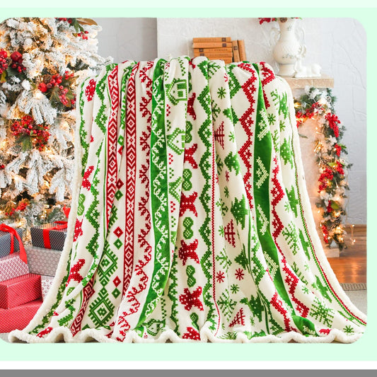 CozyTree Sherpa Fleece Blanket - Ultra Soft Fluffy Plush Throw for Couch, Bed, or Sofa, 50" x 60""