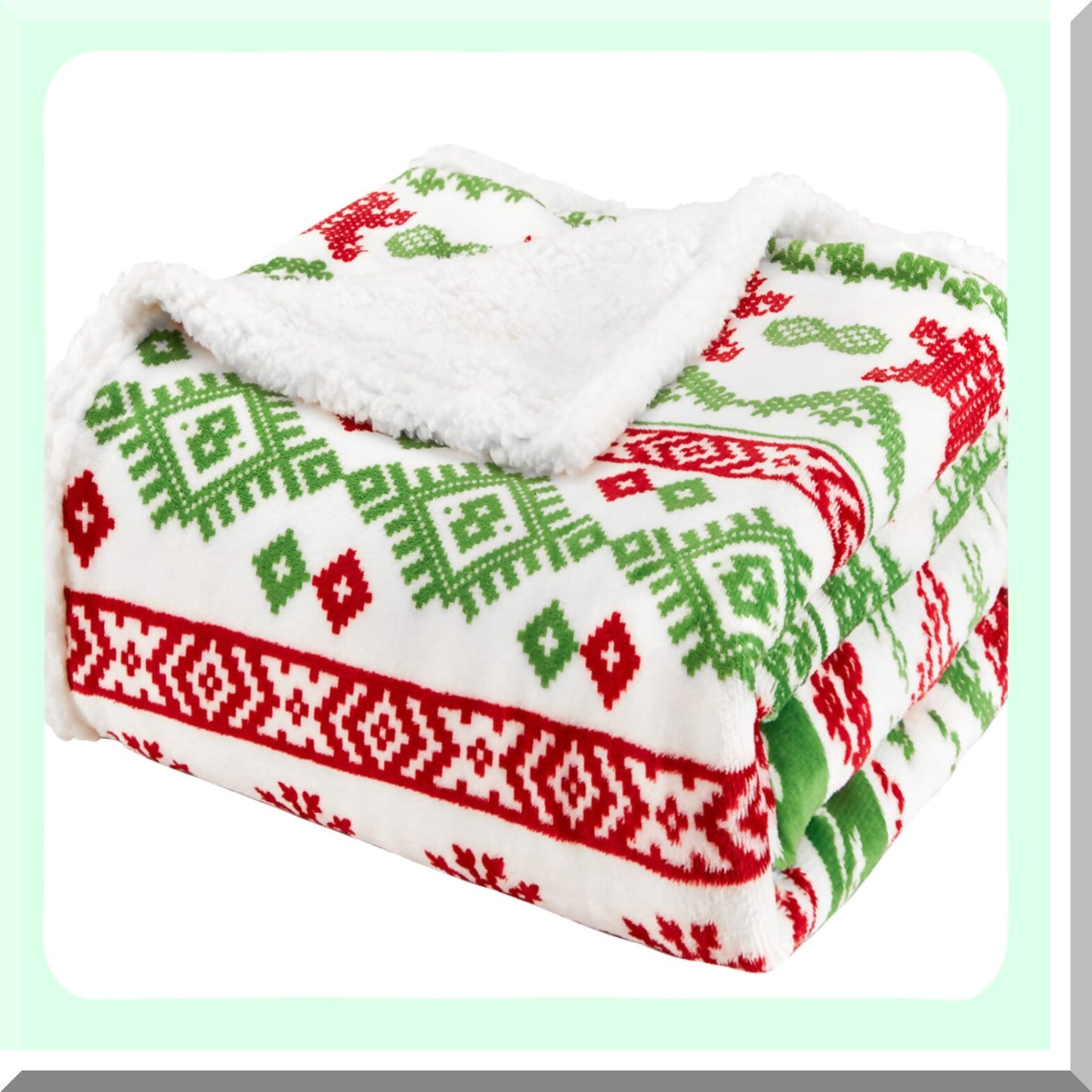 CozyTree Sherpa Fleece Blanket - Ultra Soft Fluffy Plush Throw for Couch, Bed, or Sofa, 50" x 60""