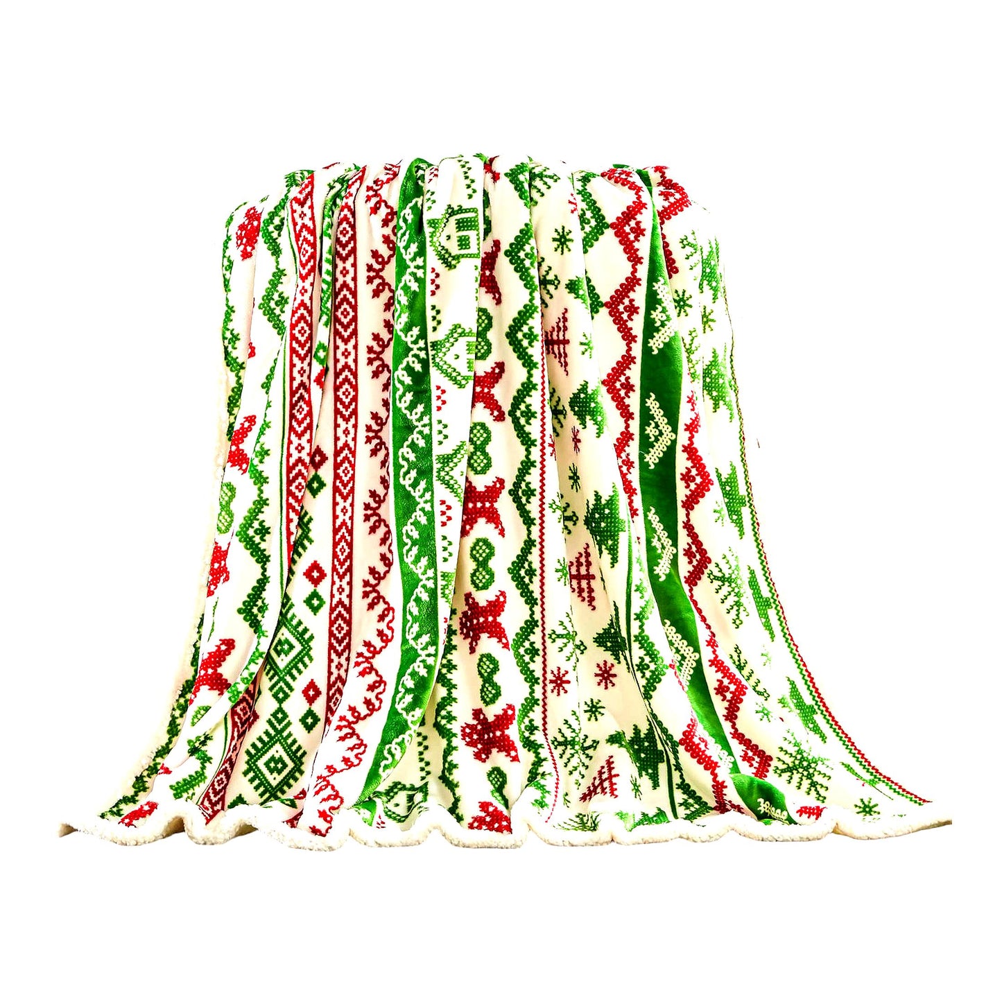 CozyTree Sherpa Fleece Blanket - Ultra Soft Fluffy Plush Throw for Couch, Bed, or Sofa, 50" x 60""