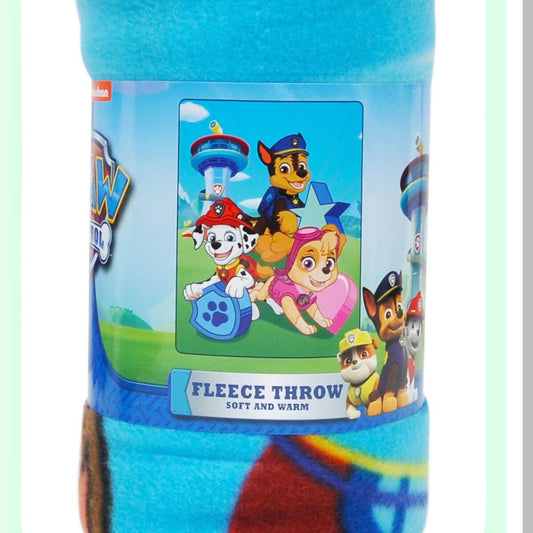 Paw Patrol Cozy Adventure Throw Blanket, 46"x60", Multicolor"