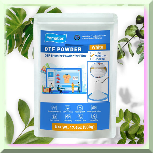 DTF Fusion Adhesive White 500g All-in-One DTF Powder