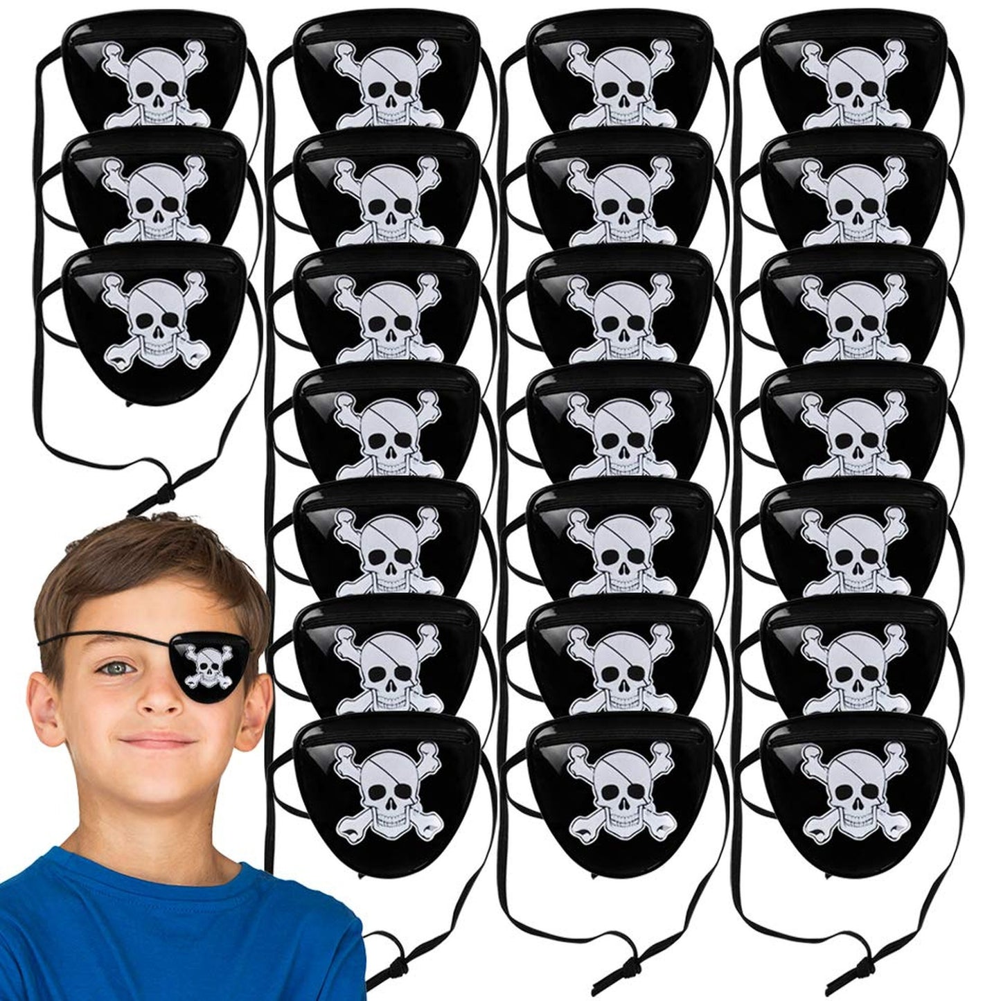 Pirate Patches Set of 24 for Kids and Parties
