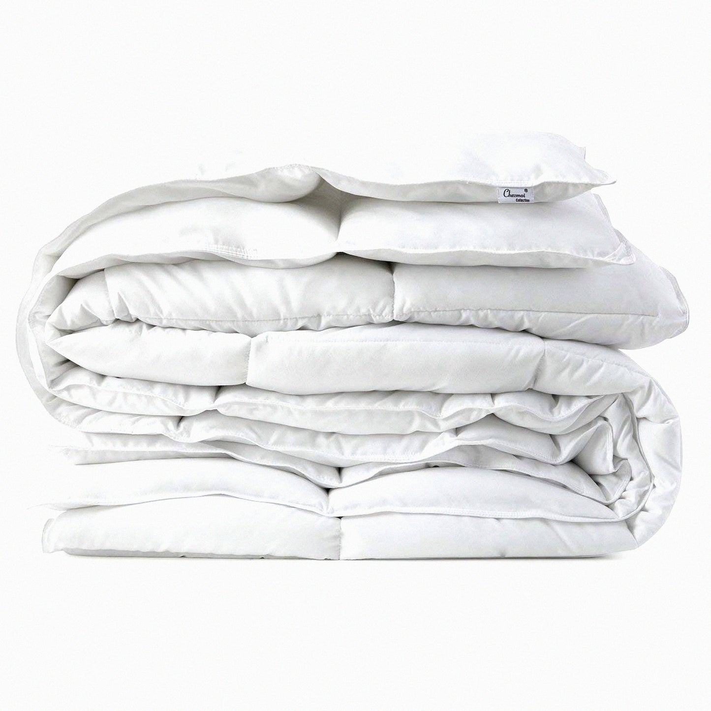 CozyCloud Oversized Queen Comforter - Ultra Light Warmth White Down Alternative Duvet Insert for Luxurious Sleep Experience