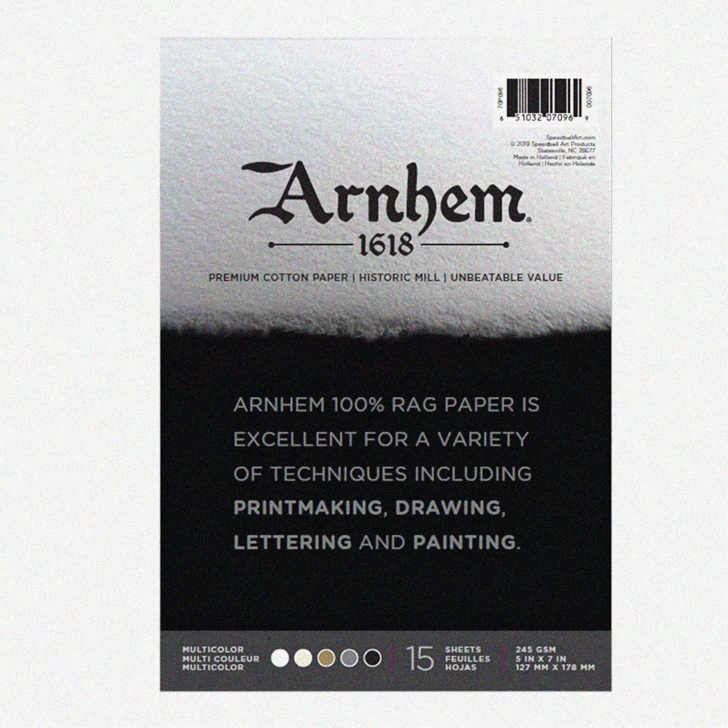 Colorful Impressions Print Pad 15 Sheets 5x7 Inches