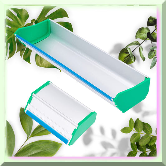 Dual Edge Aluminum Alloy Scoop Coater Set 4" & 8"