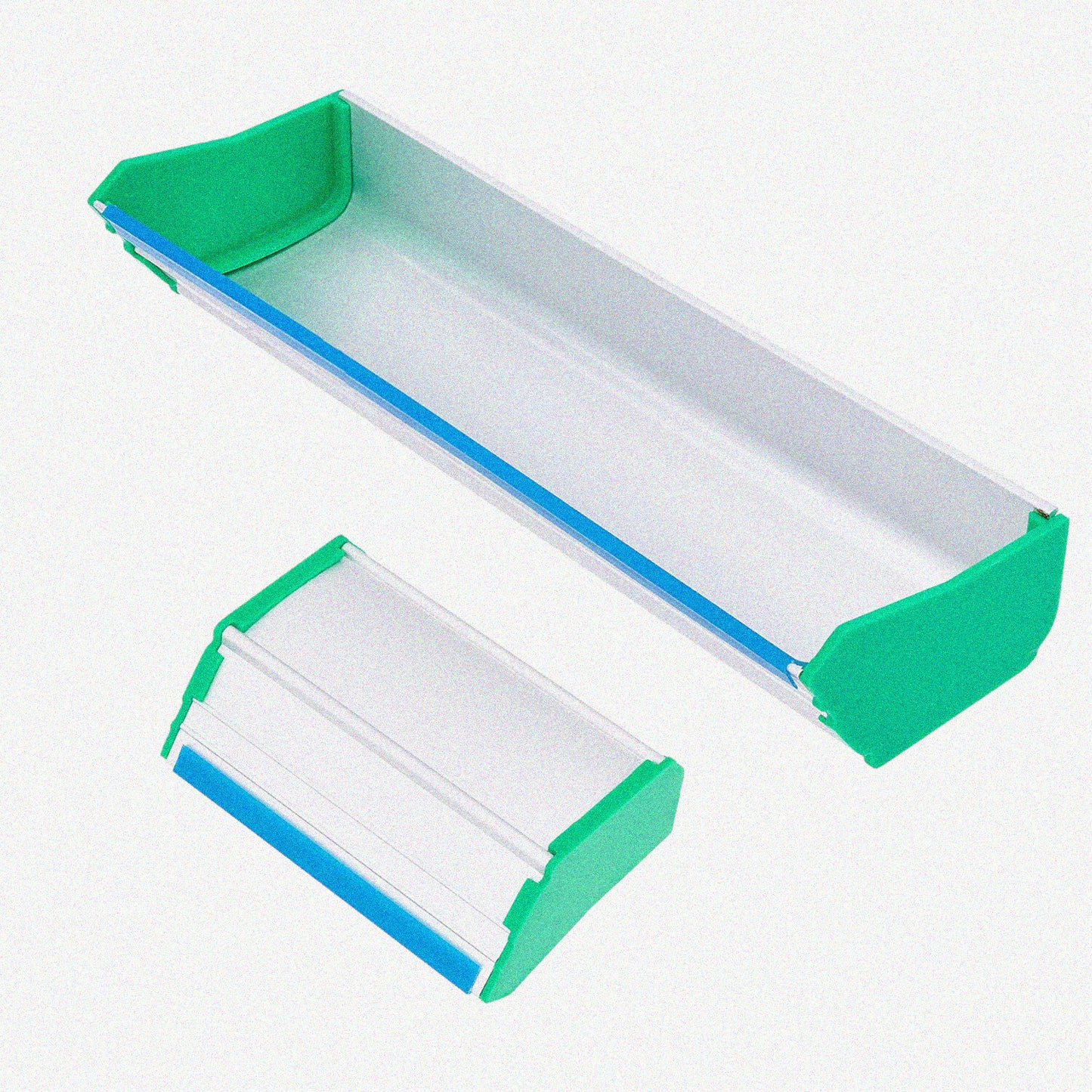 Dual Edge Aluminum Alloy Scoop Coater Set 4" & 8"