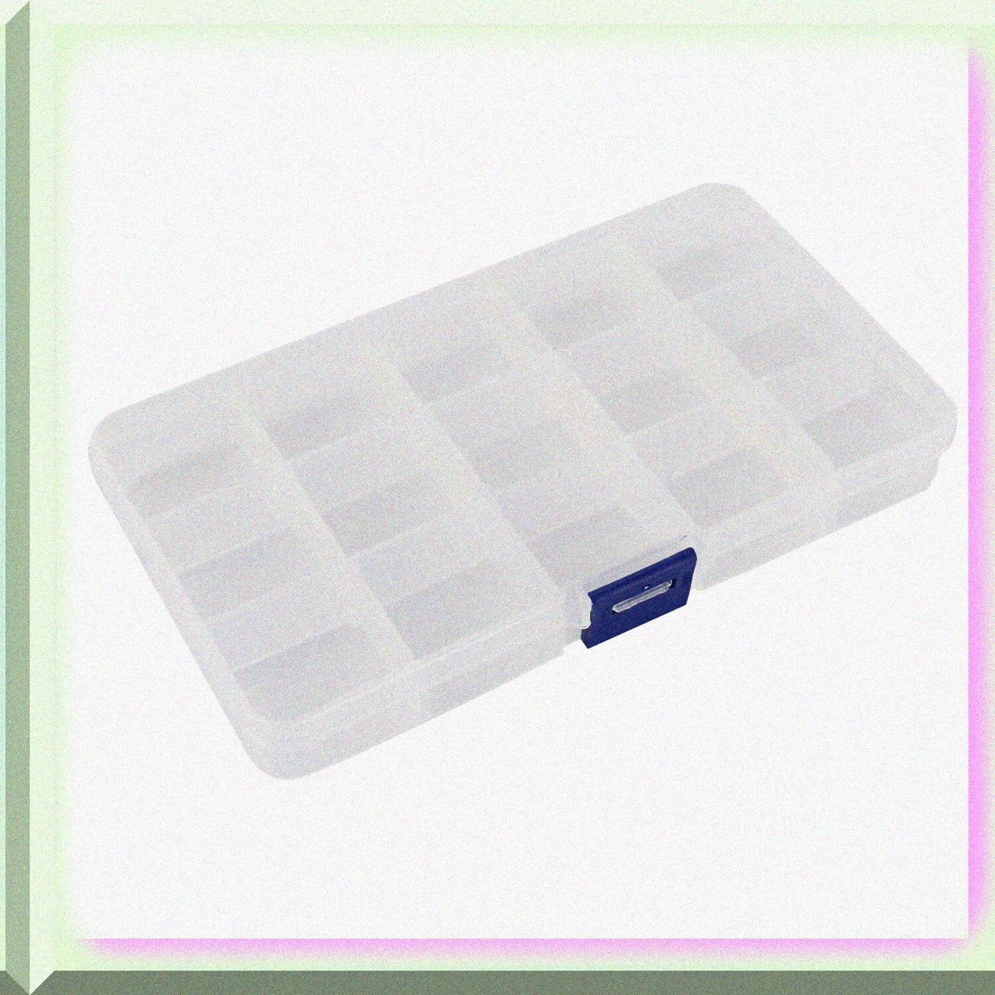 Plastic Jewelry Organizer Box 8pk 15 Compartments