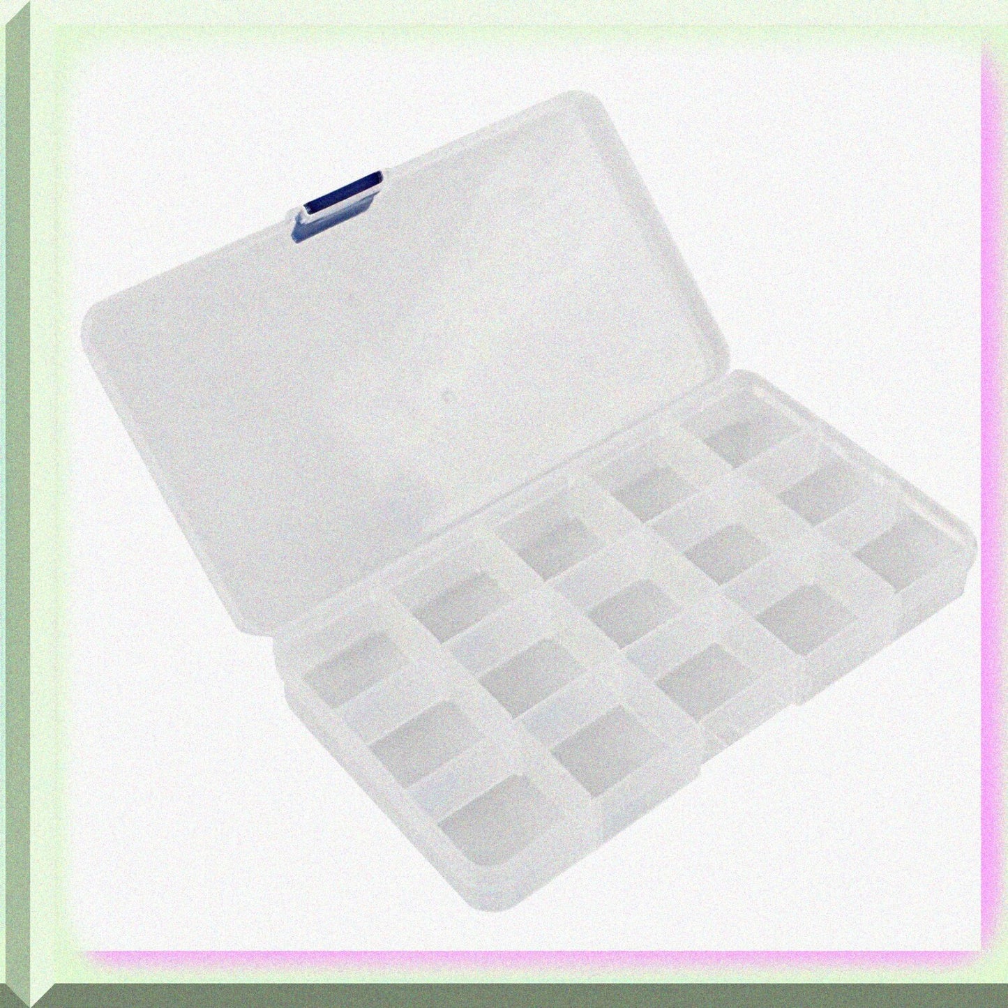 Plastic Jewelry Organizer Box 8pk 15 Compartments