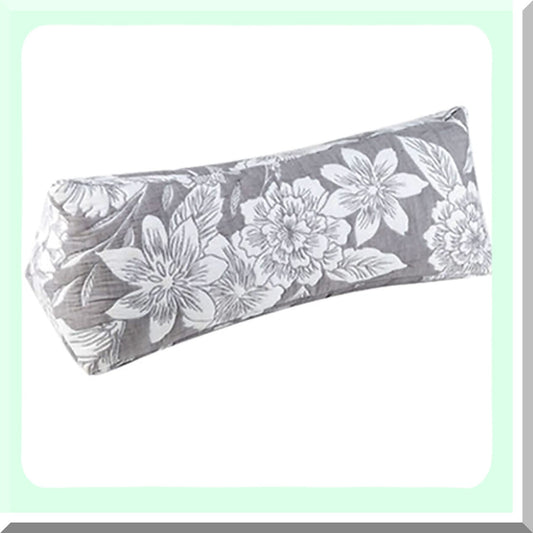 Cooling Buckwheat Neck Roll Pillow - Supportive Round Pillow for Office and Lunch Breaks - Cervical Pillow with Hulls Filling - Color D