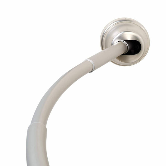 Rustproof Curved Shower Curtain Rod for Small Stalls