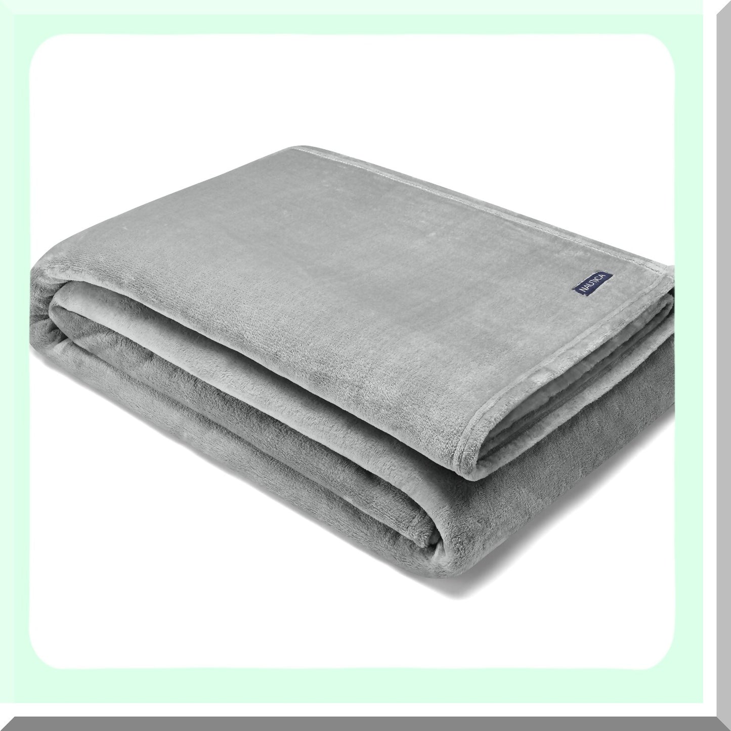 UltraSoft Queen Fleece Blanket - Warm & Cozy Solid Grey Bedding for Home Decor