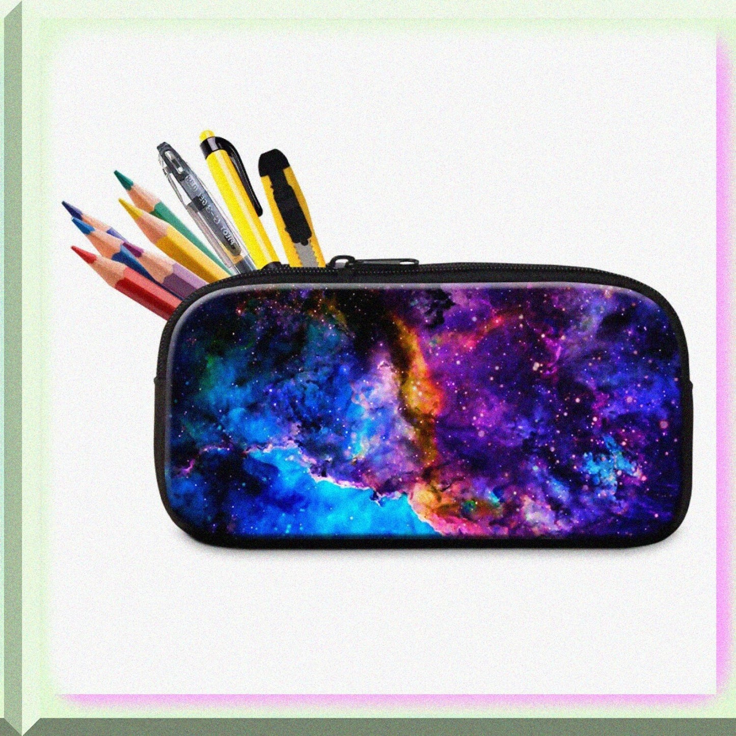 Galaxy Pencil Case for Students and Adults