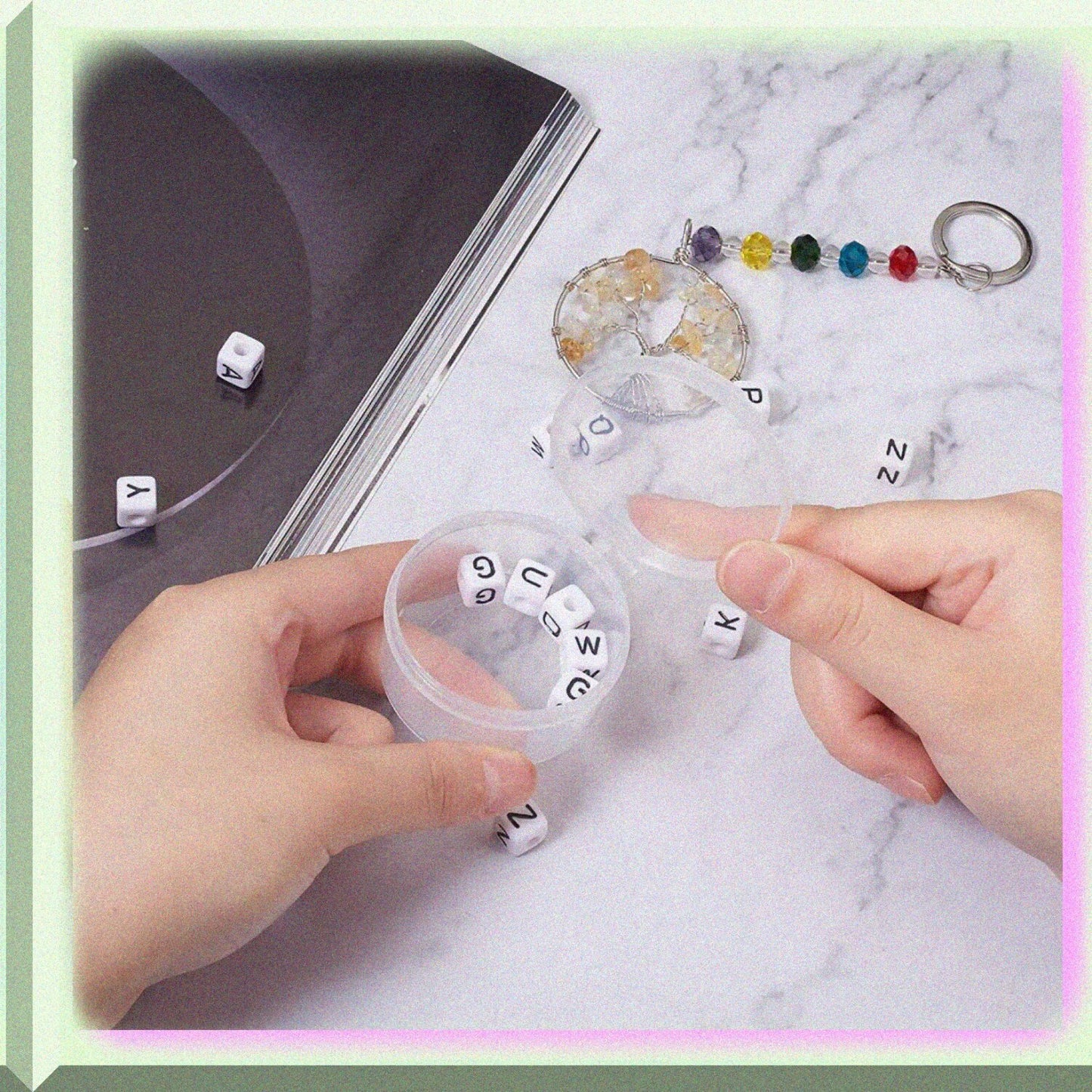 12 Pack Clear Plastic Bead Storage Containers 2x1 Inches