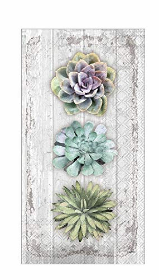 Disposable Succulents Cactus Guest Towels 32 Pack