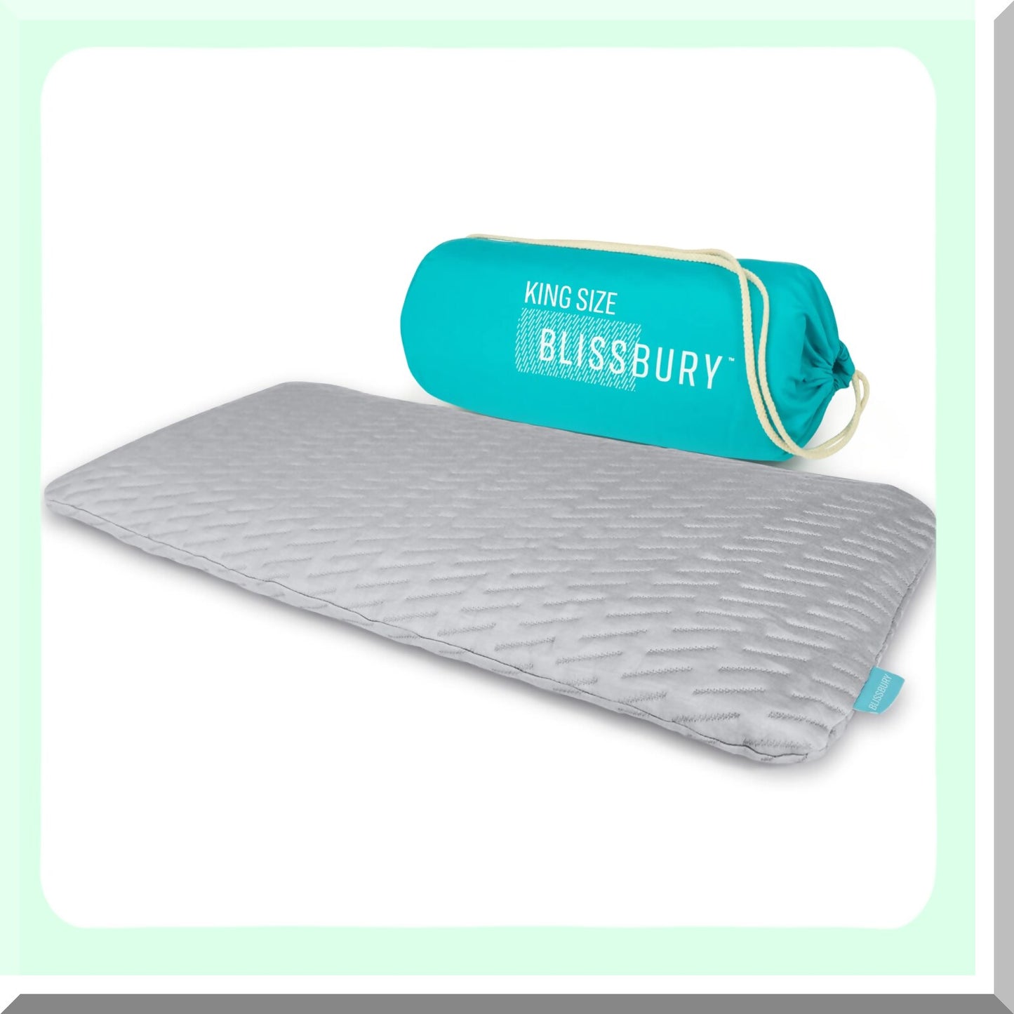 SlimDream Gel-Infused Memory Foam Stomach Sleeping Pillow - Thin 2.6-Inch Pillow for Back Sleepers - Neck and Back Support - Washable Bamboo Cover