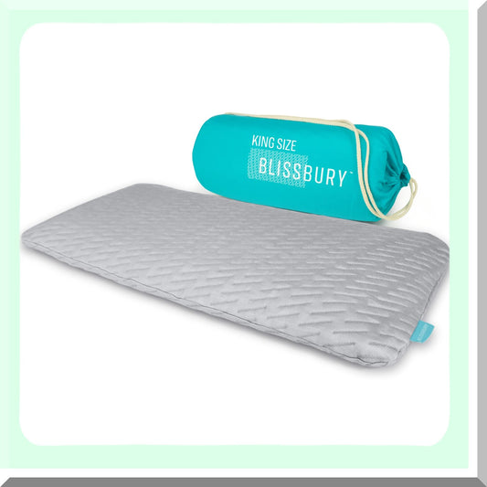 SlimDream Gel-Infused Memory Foam Pillow for Back Sleepers