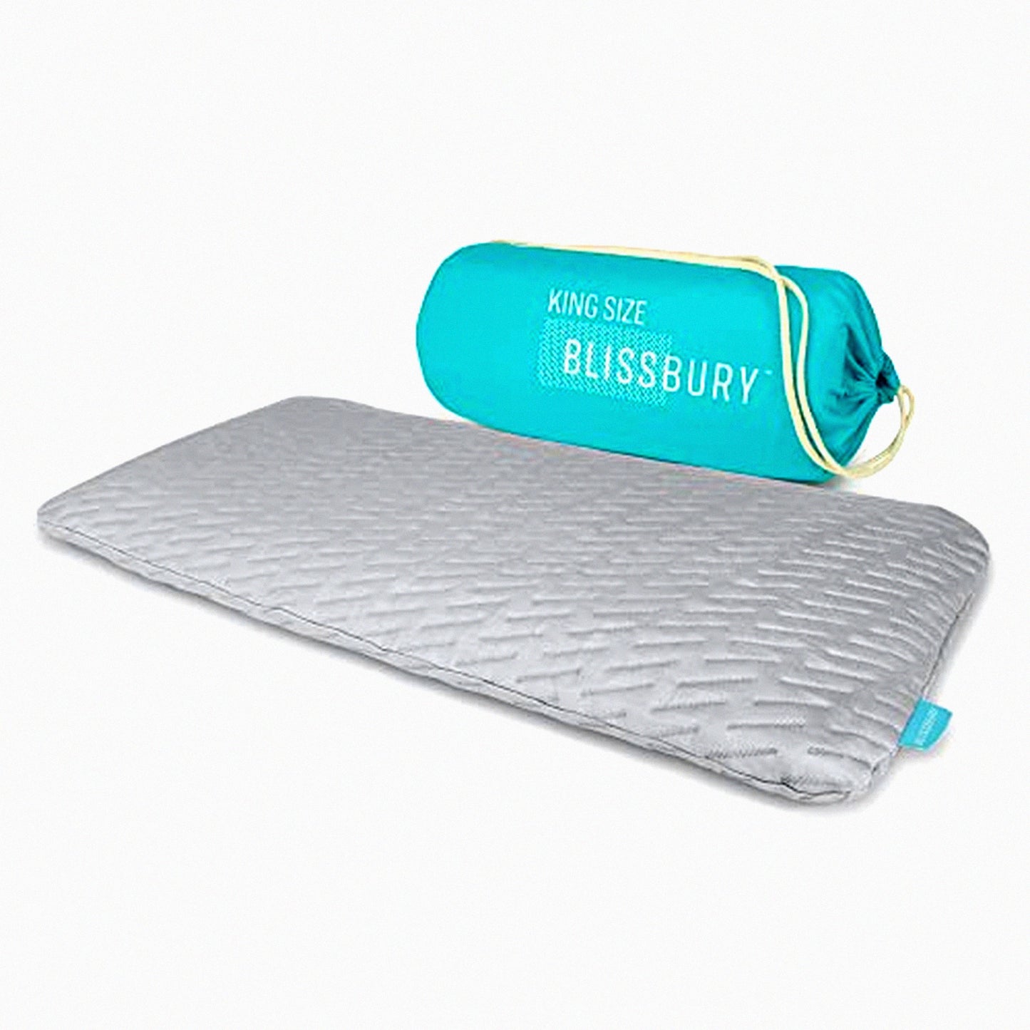 SlimDream Gel-Infused Memory Foam Stomach Sleeping Pillow - Thin 2.6-Inch Pillow for Back Sleepers - Neck and Back Support - Washable Bamboo Cover
