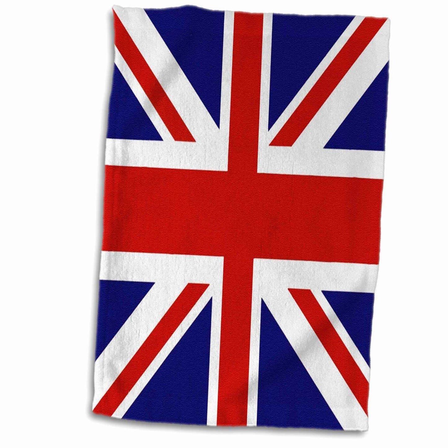 3D Rose Union Jack Naval Flag Towel 15" x 22"