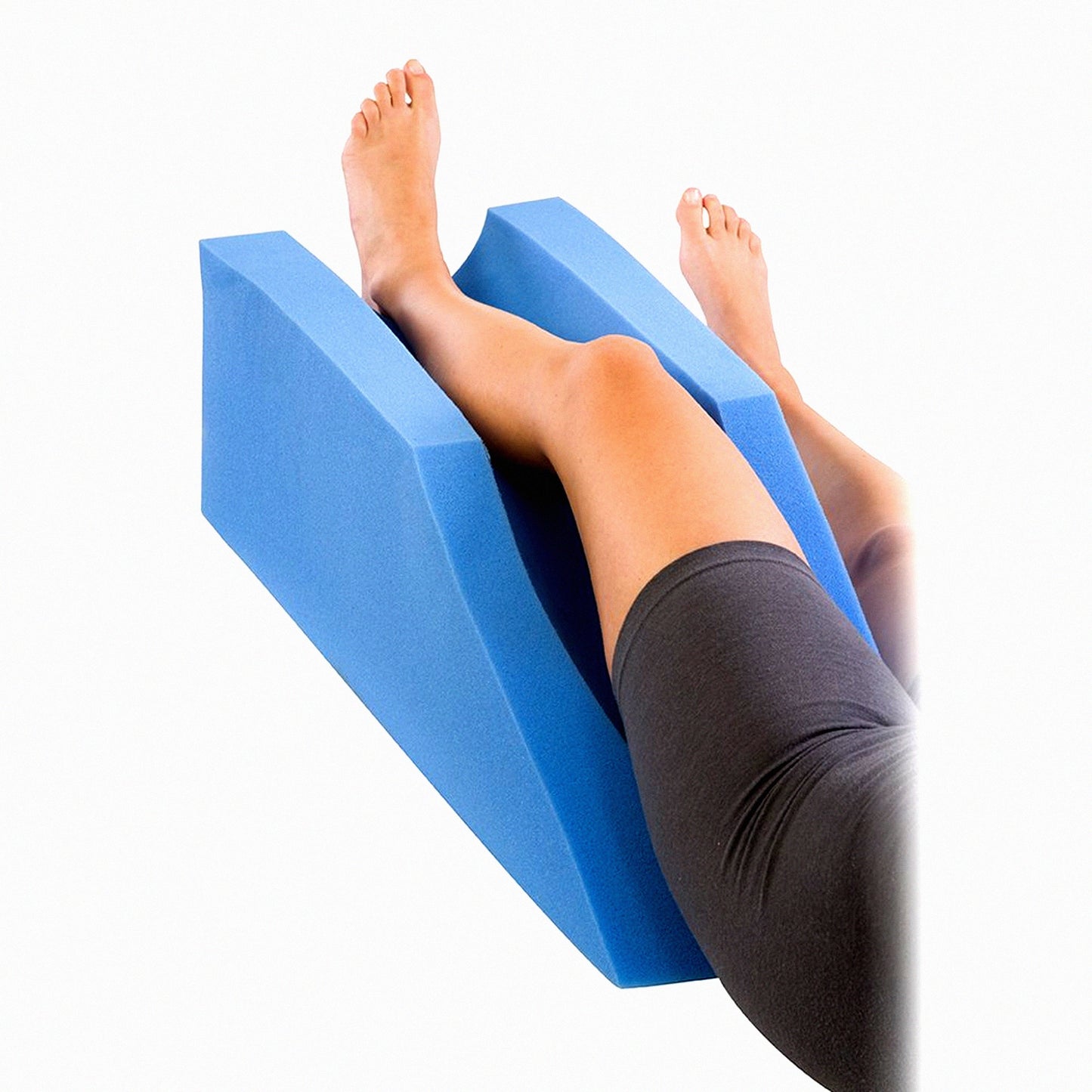ElevateEase Leg Rest Pillow - Orthopedic Foam Wedge Cushion for Elevating Legs, Improving Circulation, and Reducing Swelling - Supportive Leg Elevator Pillow for Sleeping and Recovery