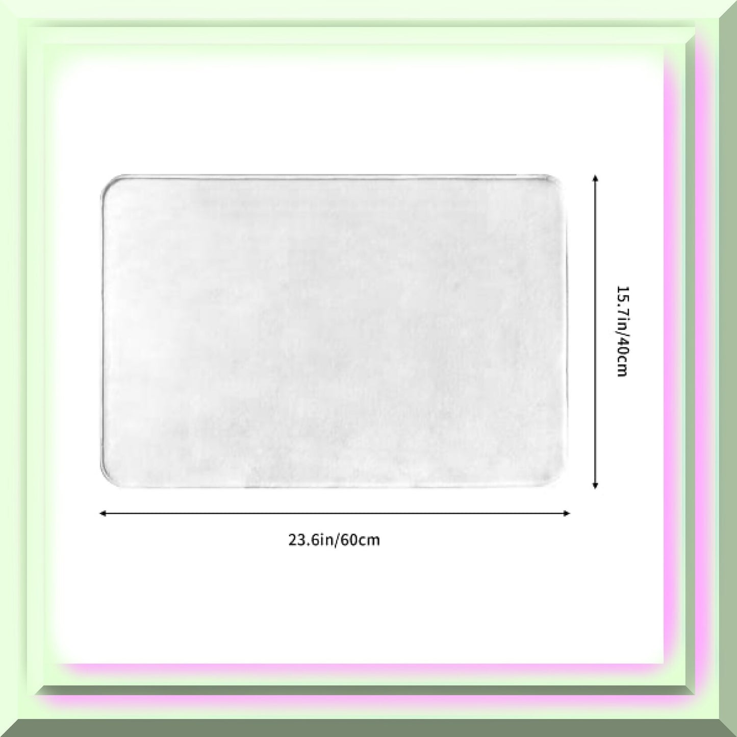 Get Naked Microfiber Bath Mat 16x24