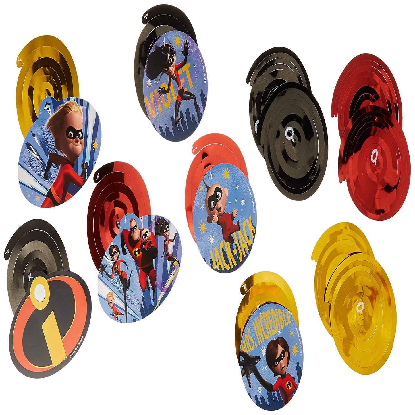 Pixar Incredibles 2 Swirl Pack 12ct Party Spoons