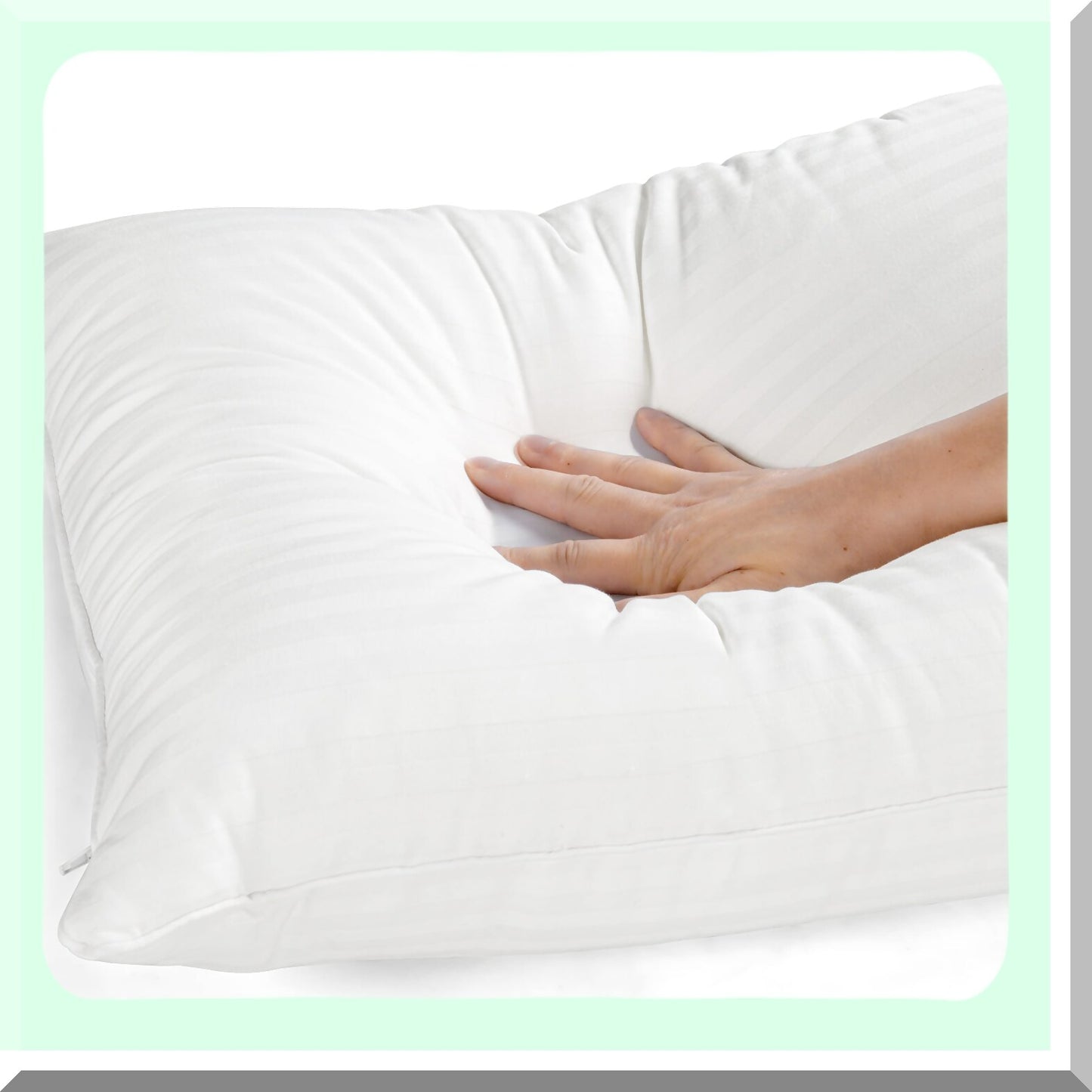 CoolSleep Adjustable Comfort Pillows - Set of 2 | Cooling Luxury Pillows for Back, Stomach, Side Sleepers | Standard Pack of 2 | Customizable Layers for Ultimate Sleep Experience