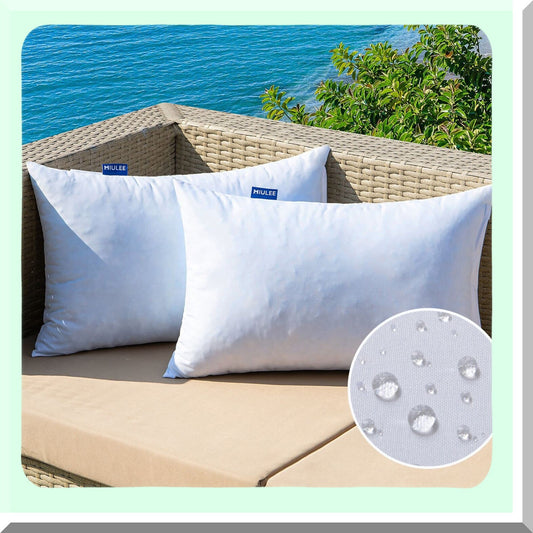 CoolFoam Lumbar Pillow Set for Patio Furniture