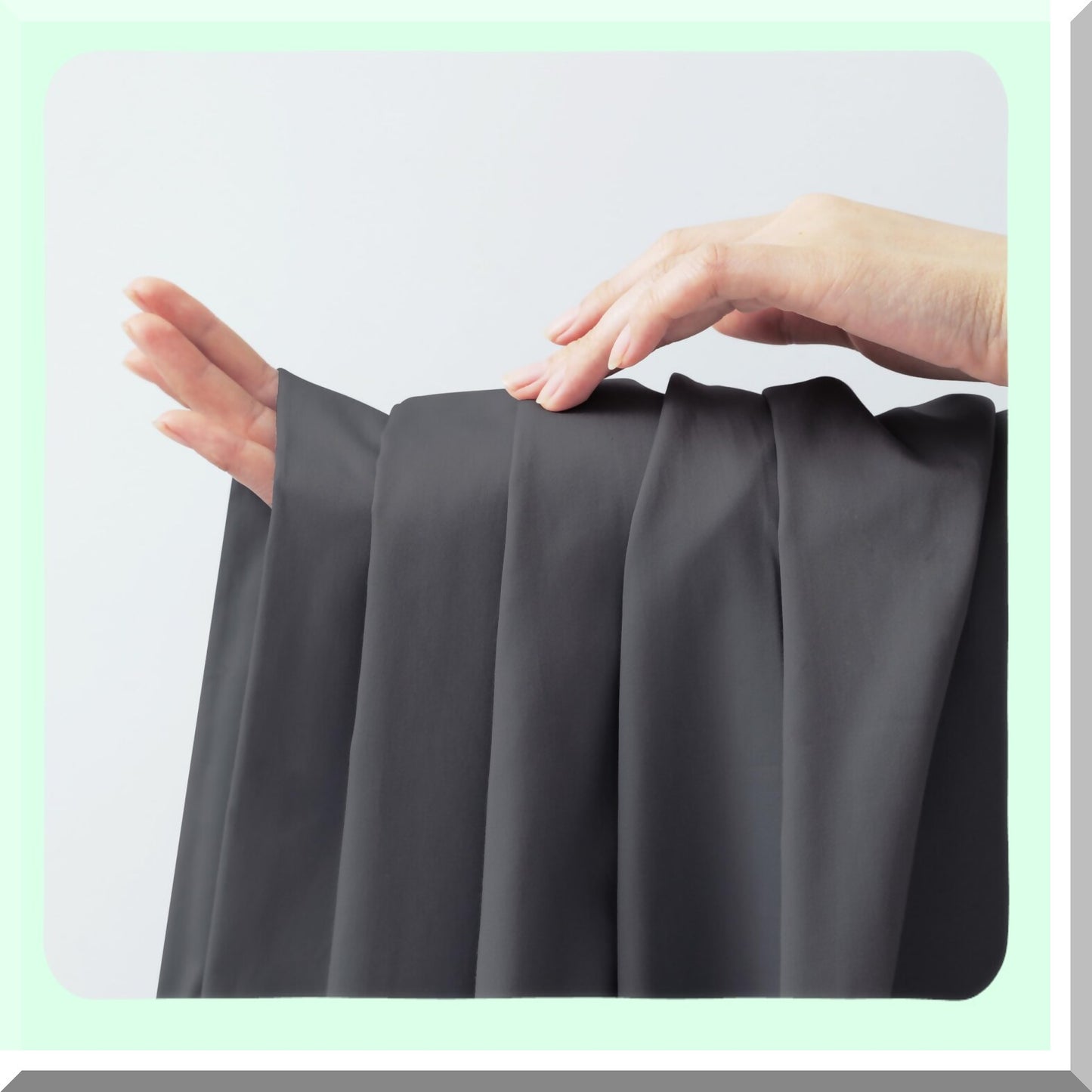 CoolCotton 600TC Breathable Flat Sheet - Dark Grey Cal - Wrinkle, Fade, Stain Resistant - Top Bed Sheet - 100% Cotton - Breathable Bedding - Cal King
