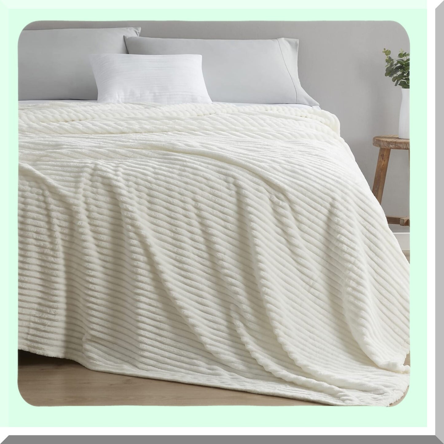 CozyWarm Twin Fleece Blanket - Ultra Soft, Plush & Fuzzy, Perfect for Bed, 66 x 90 Inches