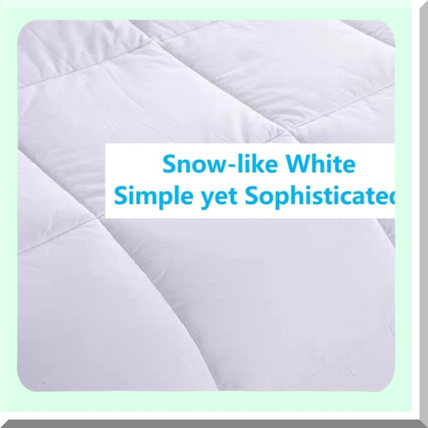 Luxury White Comforter Set - 3 Piece Queen Bedding Bundle | Wrinkle & Fade Resistant Hotel Quality Bed in a Bag | Cozy & Stylish Queen Size Comforter