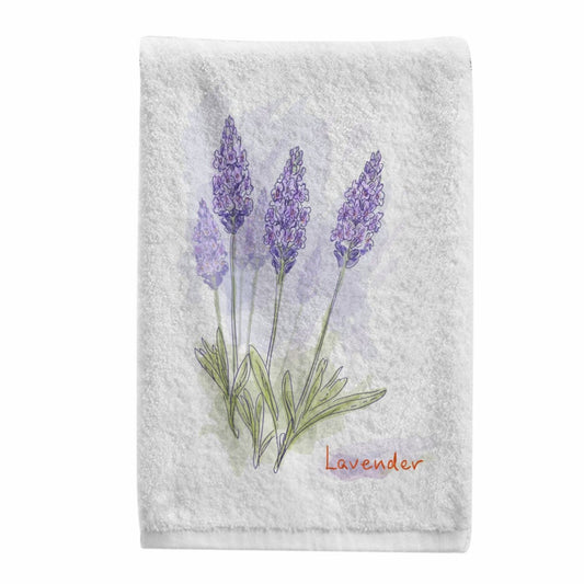Lavender Purple Hand Towel 16x30 Inch